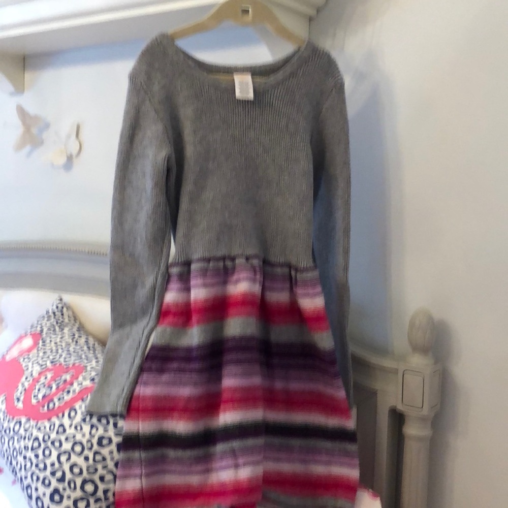 Gymboree girls kids sweater dress size 8